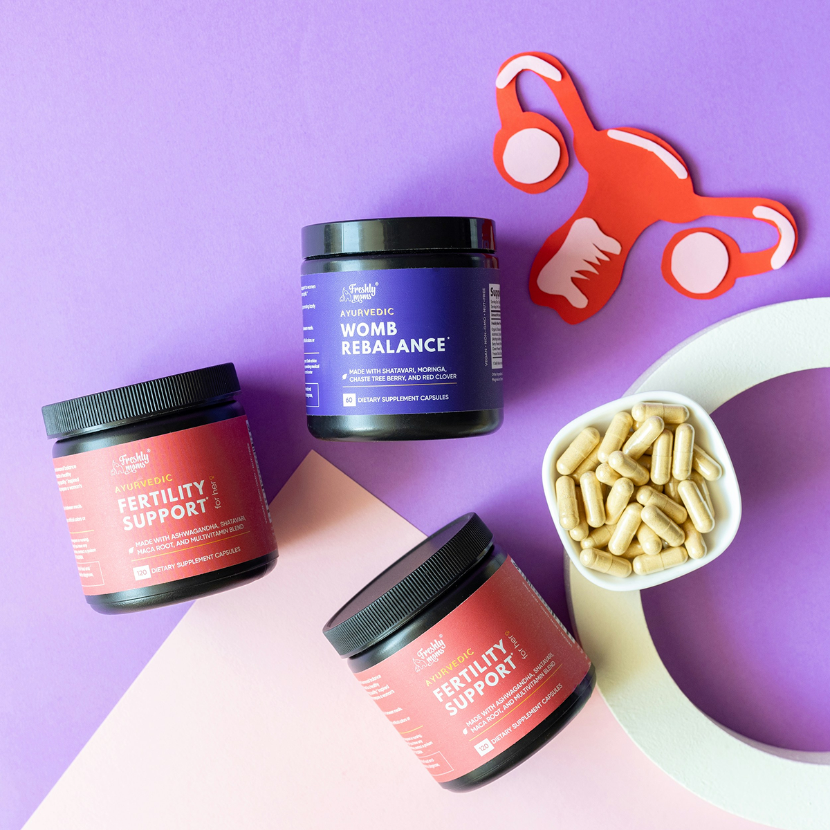 Supplements for women's reproductive health and PCOS management